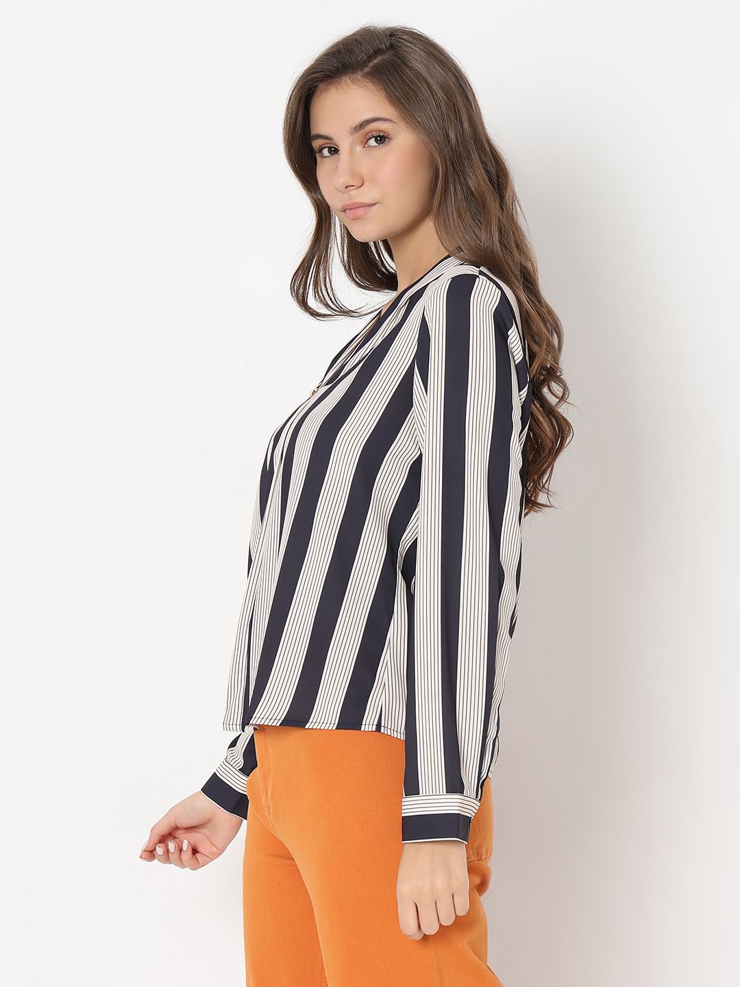 Black Striped Top