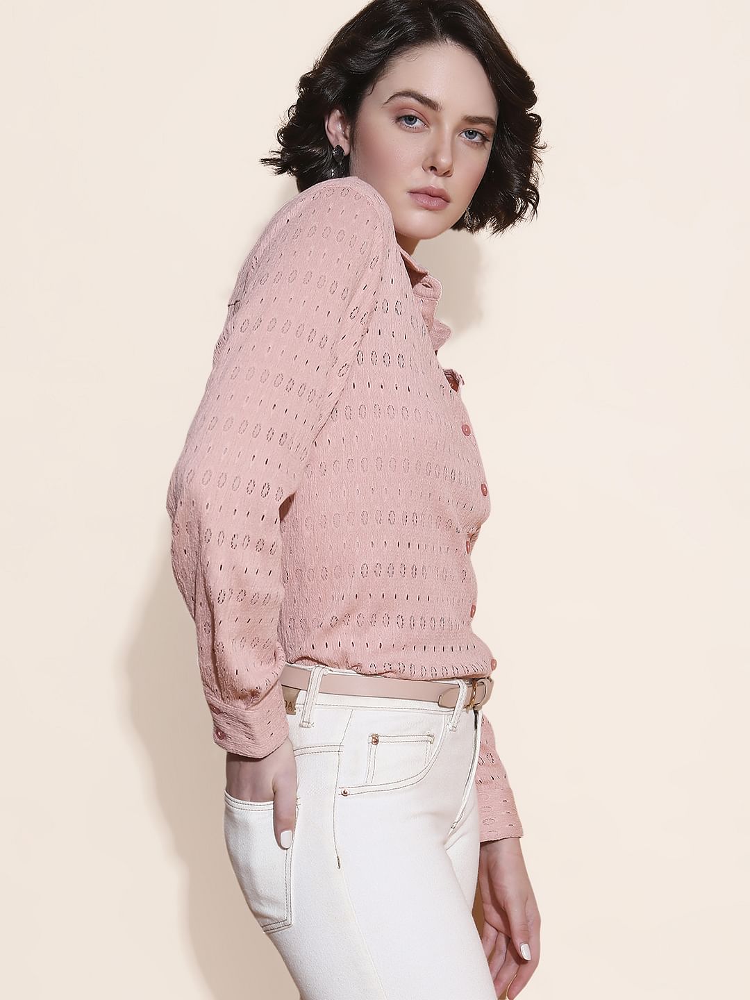 Pink Knitted Shirt