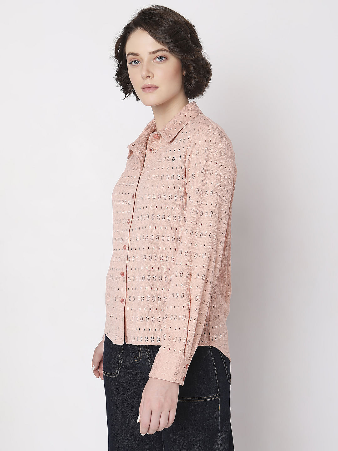 Pink Knitted Shirt