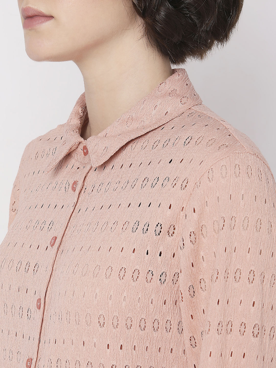 Pink Knitted Shirt