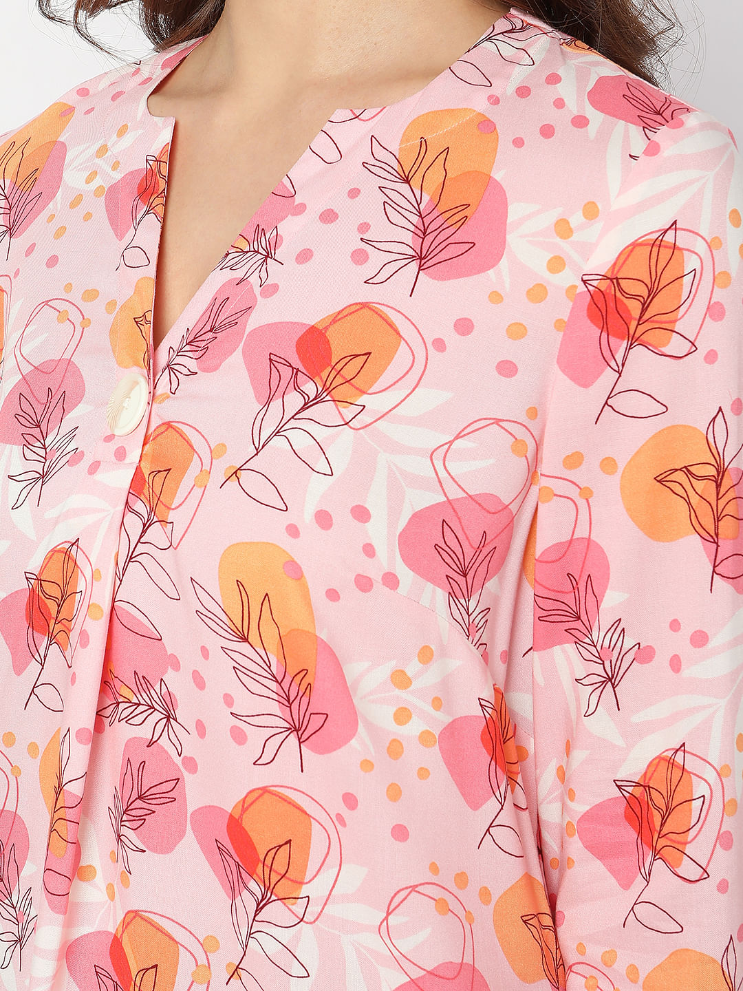 Pink Floral Top