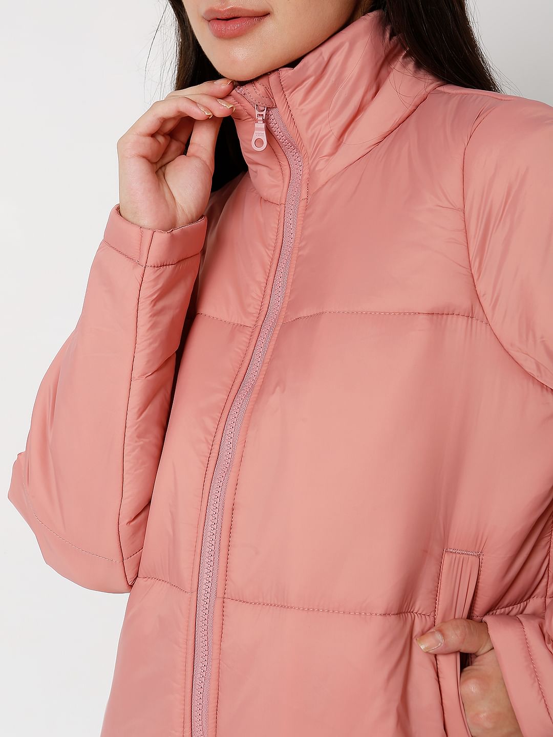 Pink Short Padded Jacket