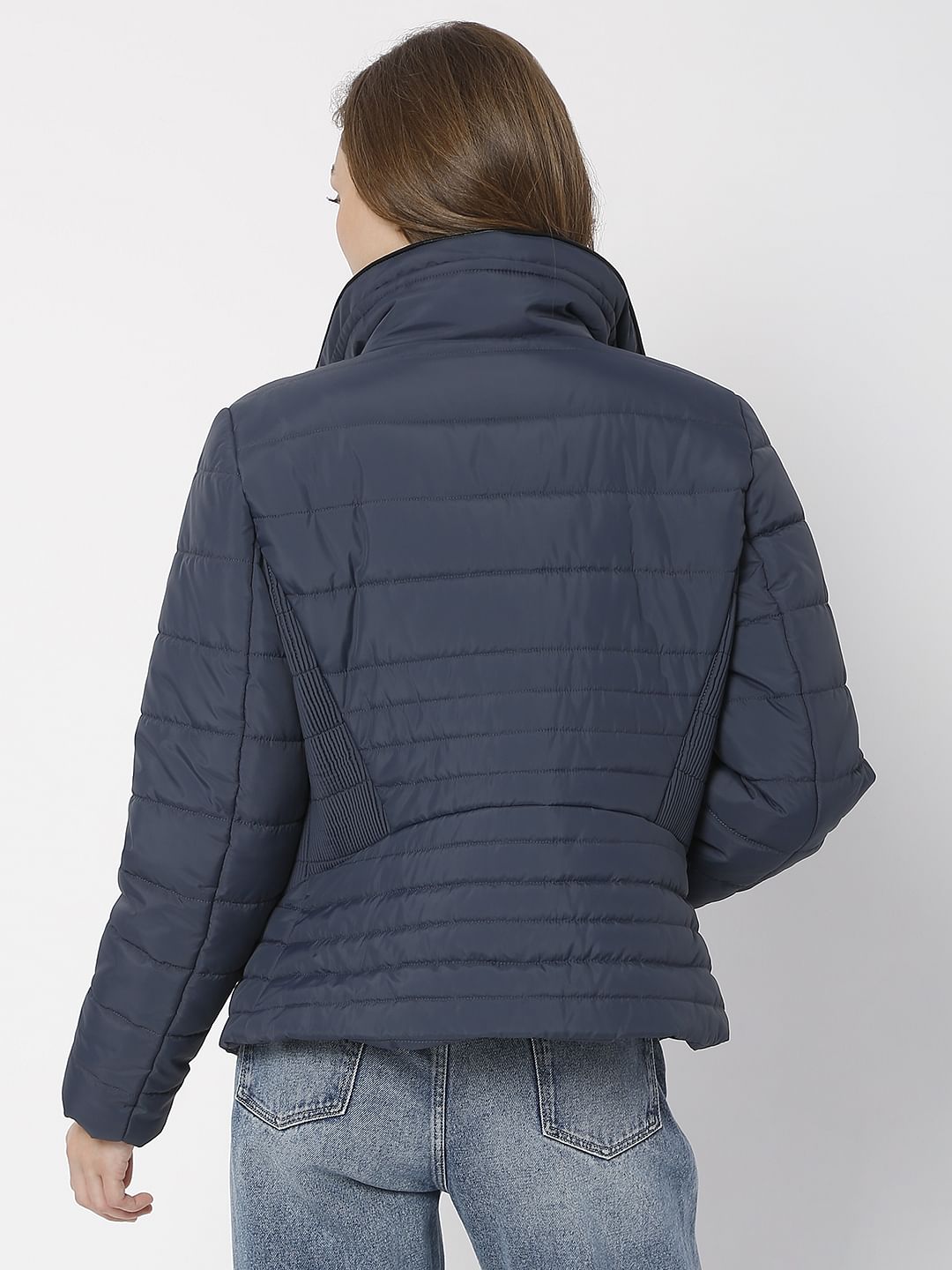 Dark Blue Padded Jacket