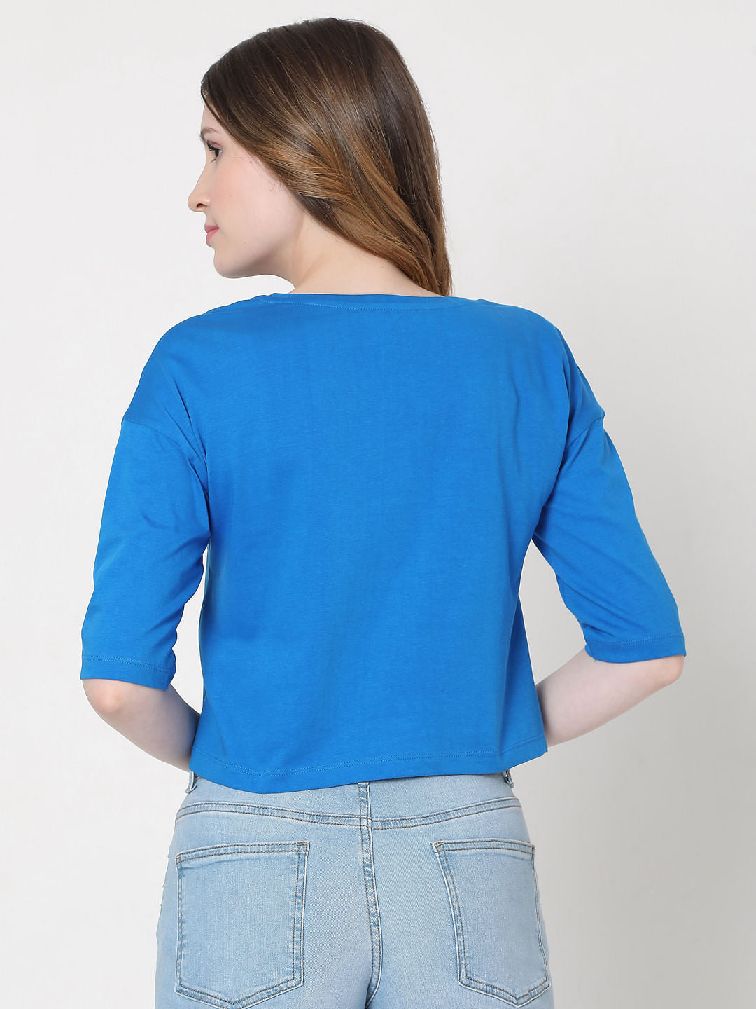 Blue Graphic Print T-Shirt