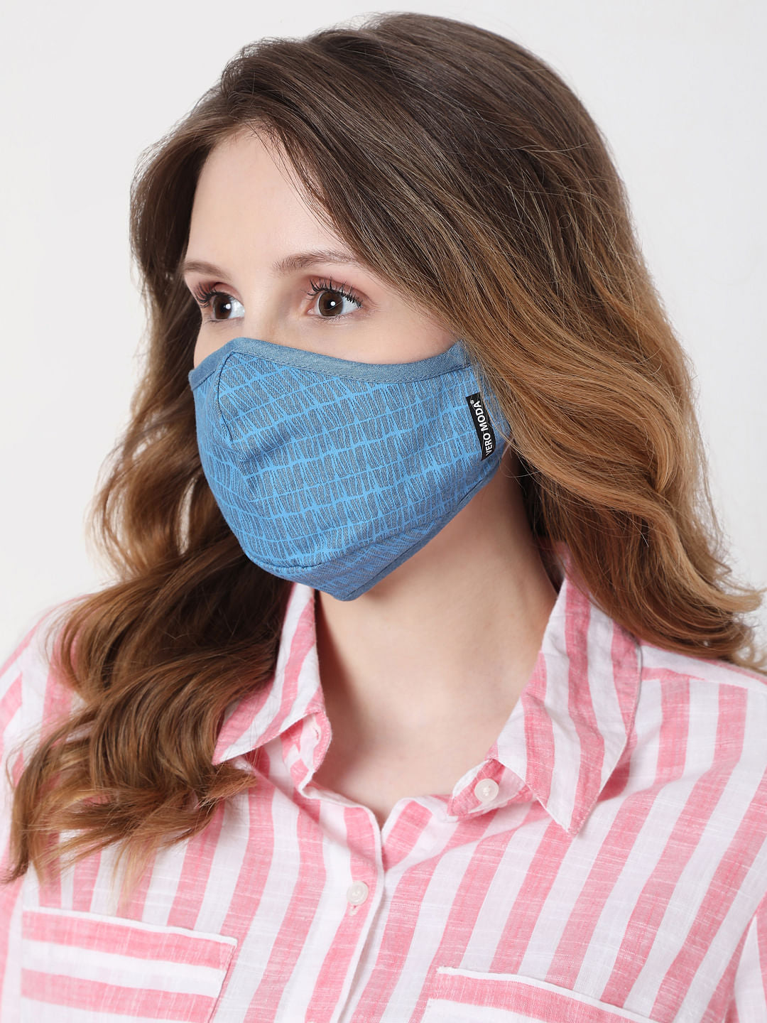 Blue Denim Reusable Masks - Pack Of 2