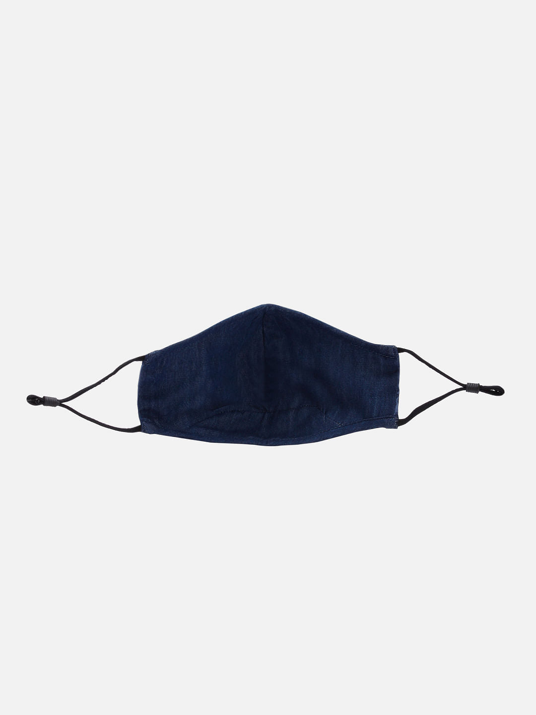 Blue Denim Printed Masks - Pack Of 2