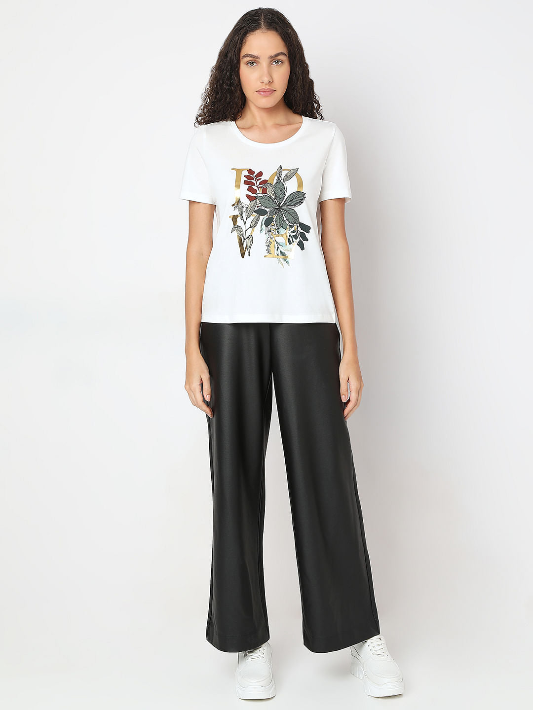 White Printed T-Shirts