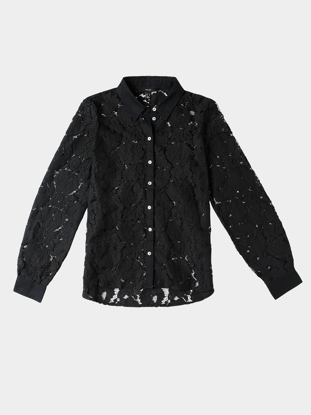 Black Lace Shirt