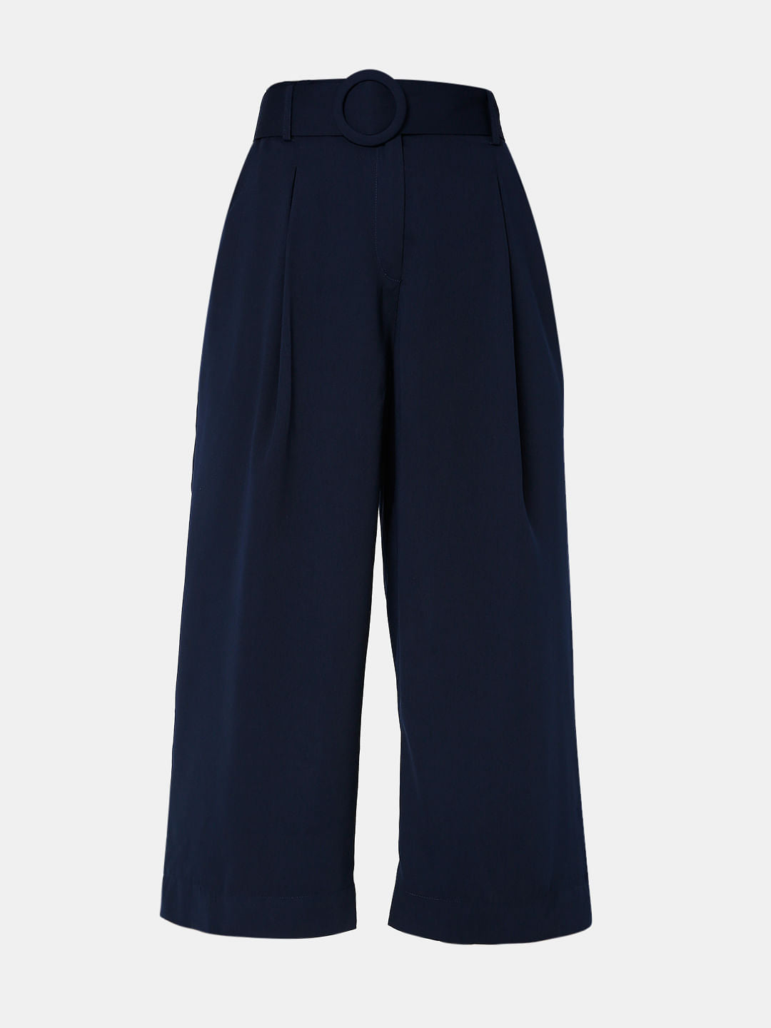Navy Blue High Rise Culottes