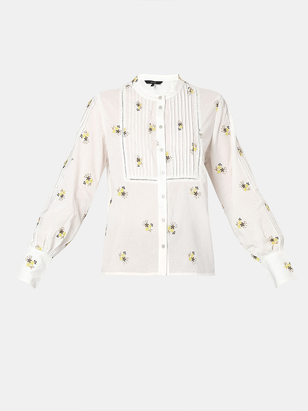 White Embroidered Top