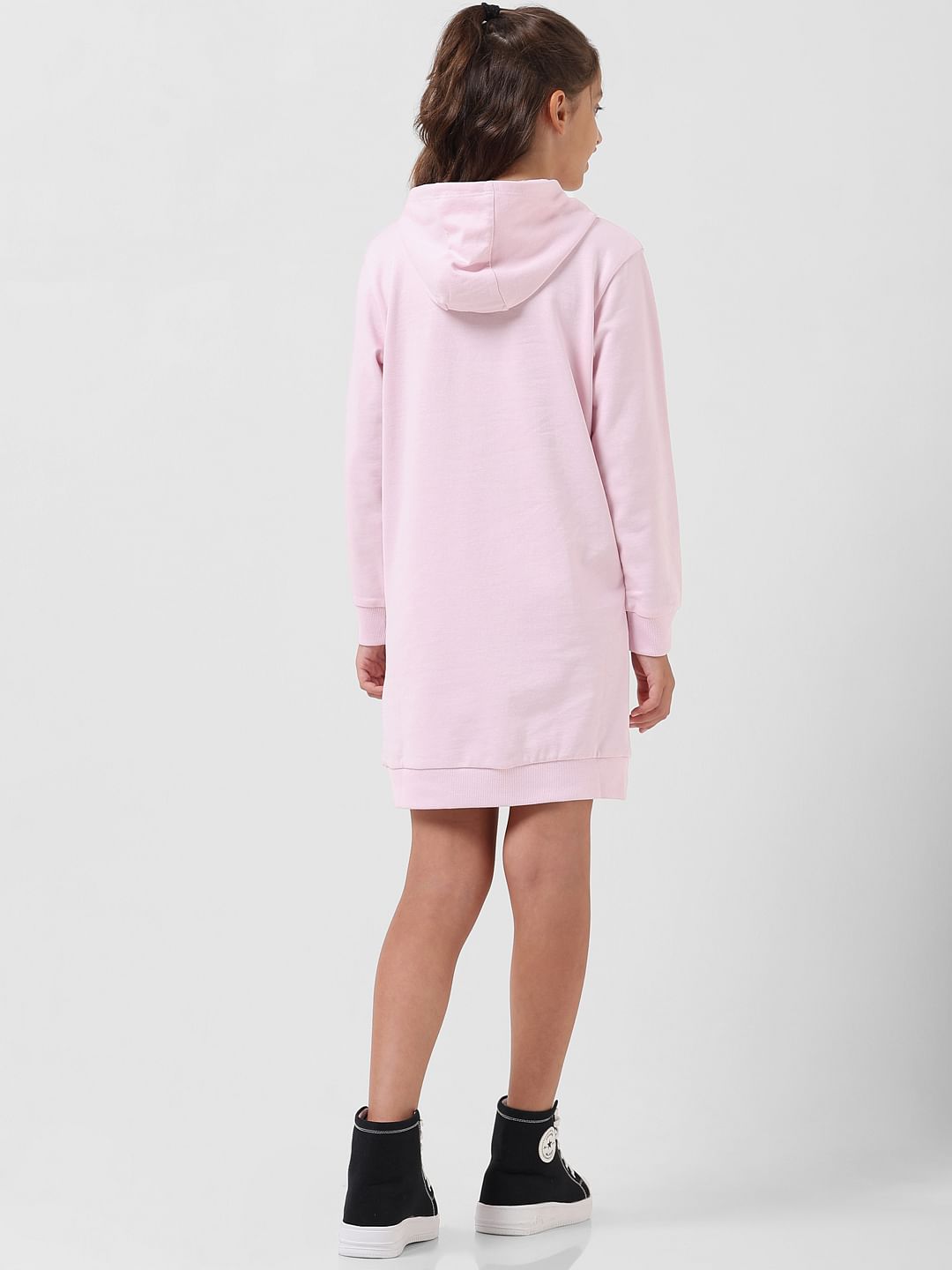 Girl X Disney Pink Hooded Sweatshirt Dress