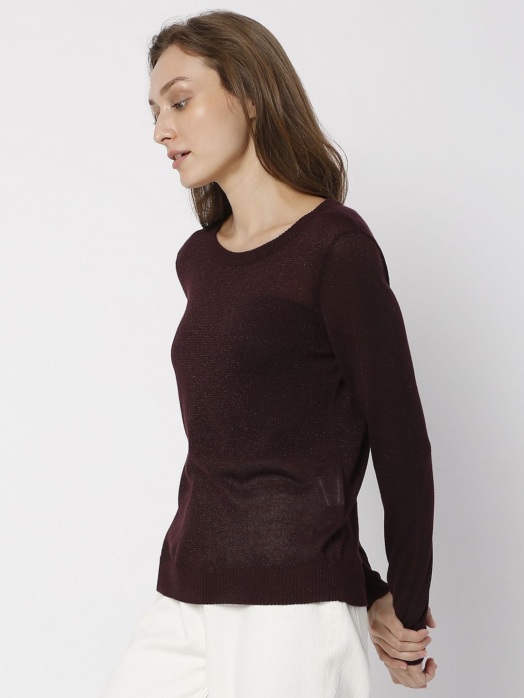 Burgundy Pullover