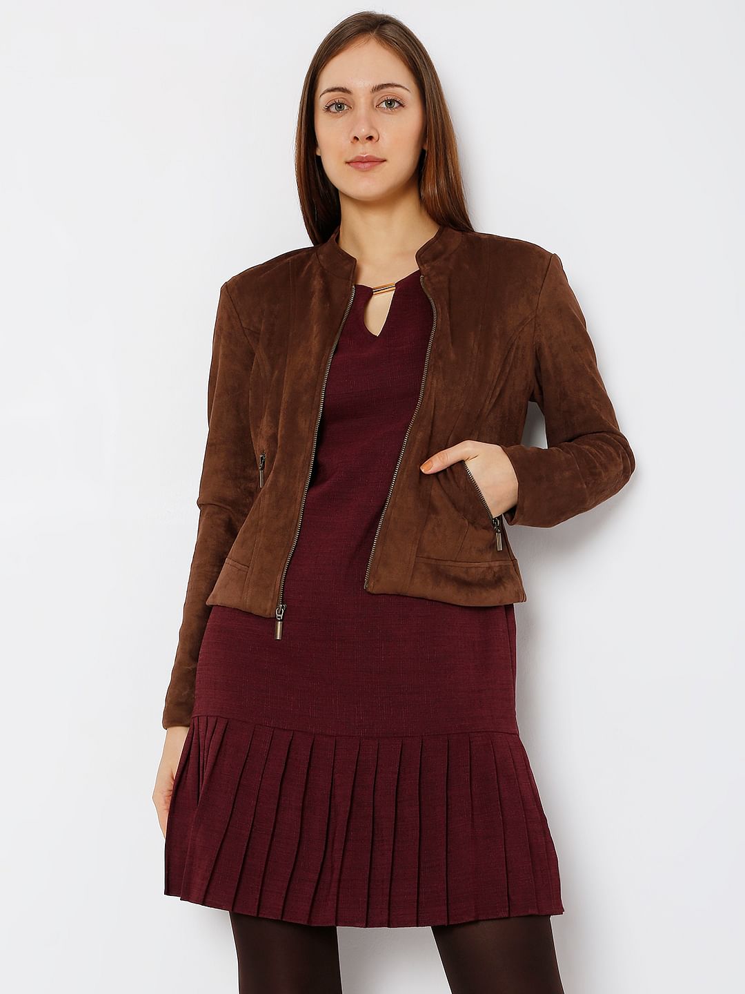 Brown Suede Jacket