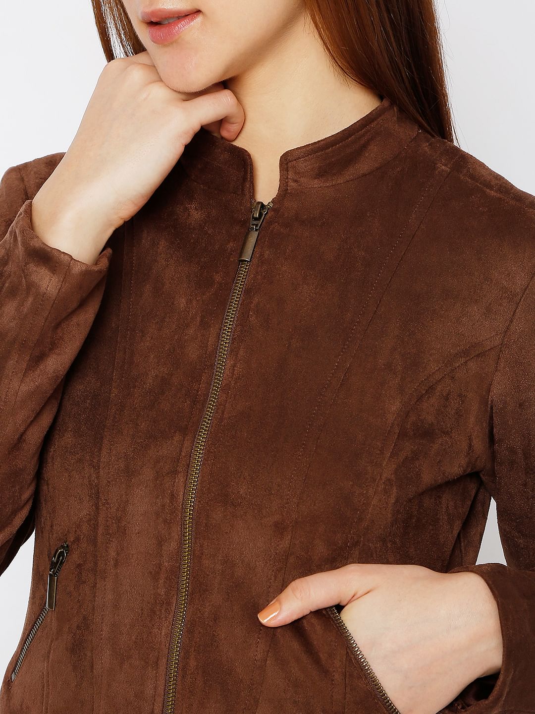 Brown Suede Jacket