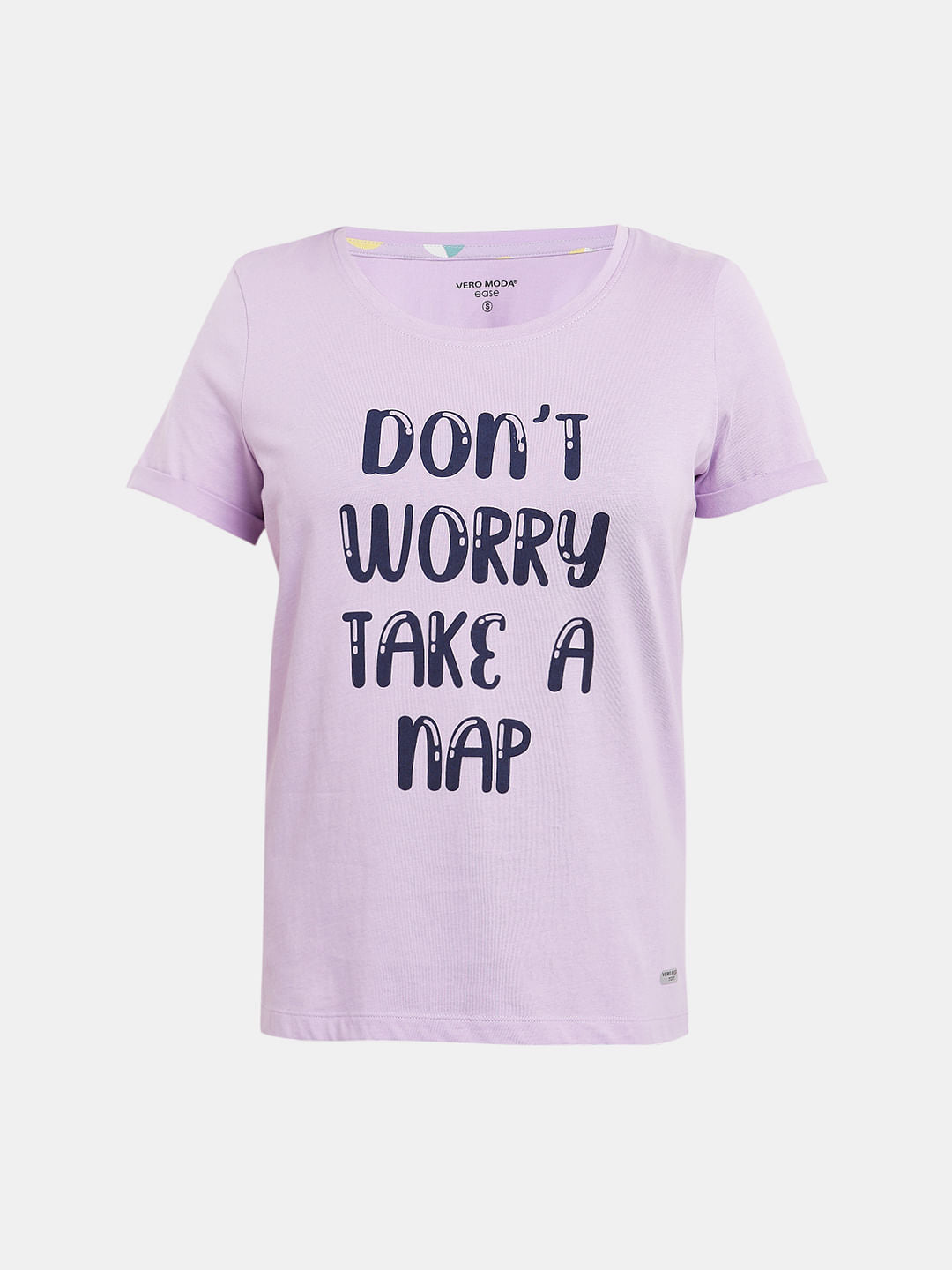 Purple T-Shirt & Pyjama Night Suit Set