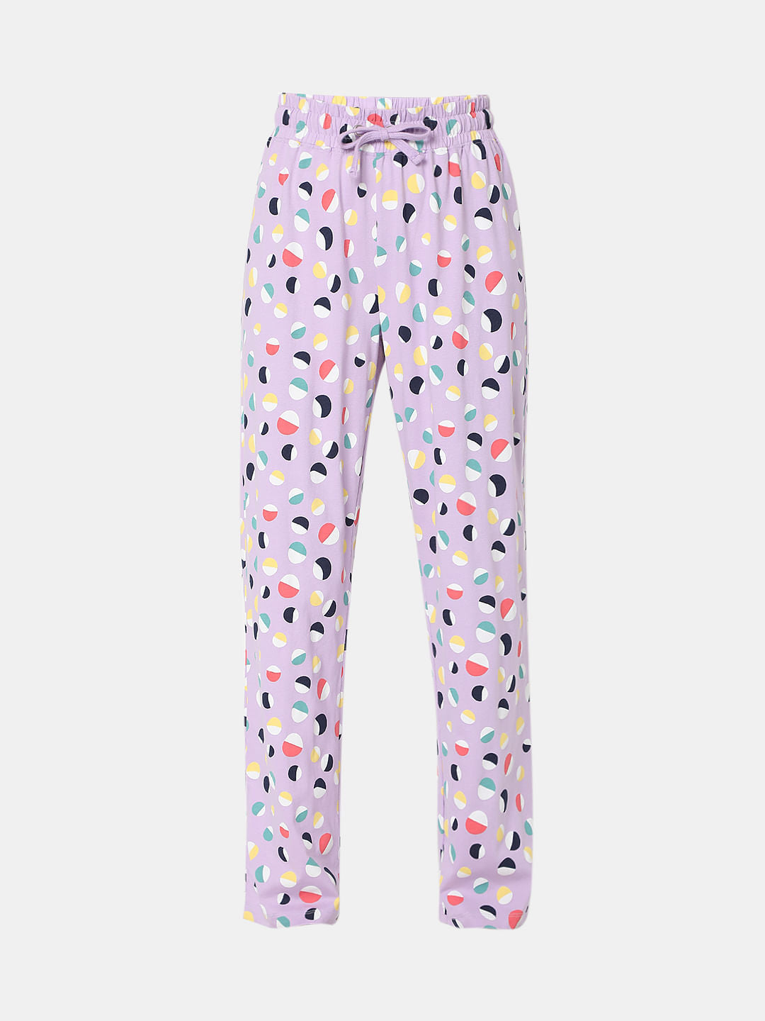 Purple T-Shirt & Pyjama Night Suit Set