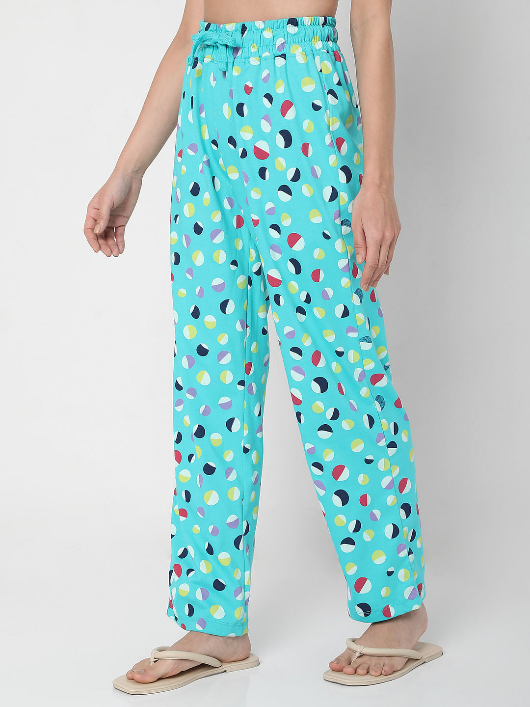 Blue T-Shirt & Pyjama Night Suit Set