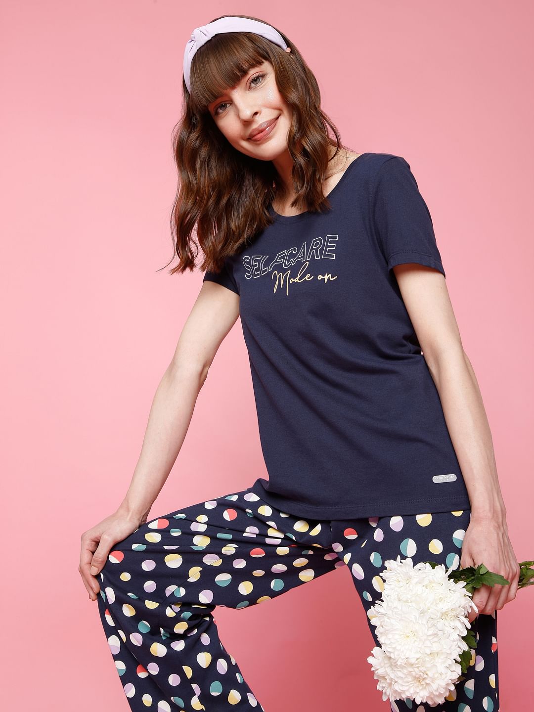 Blue T-Shirt & Pyjama Set
