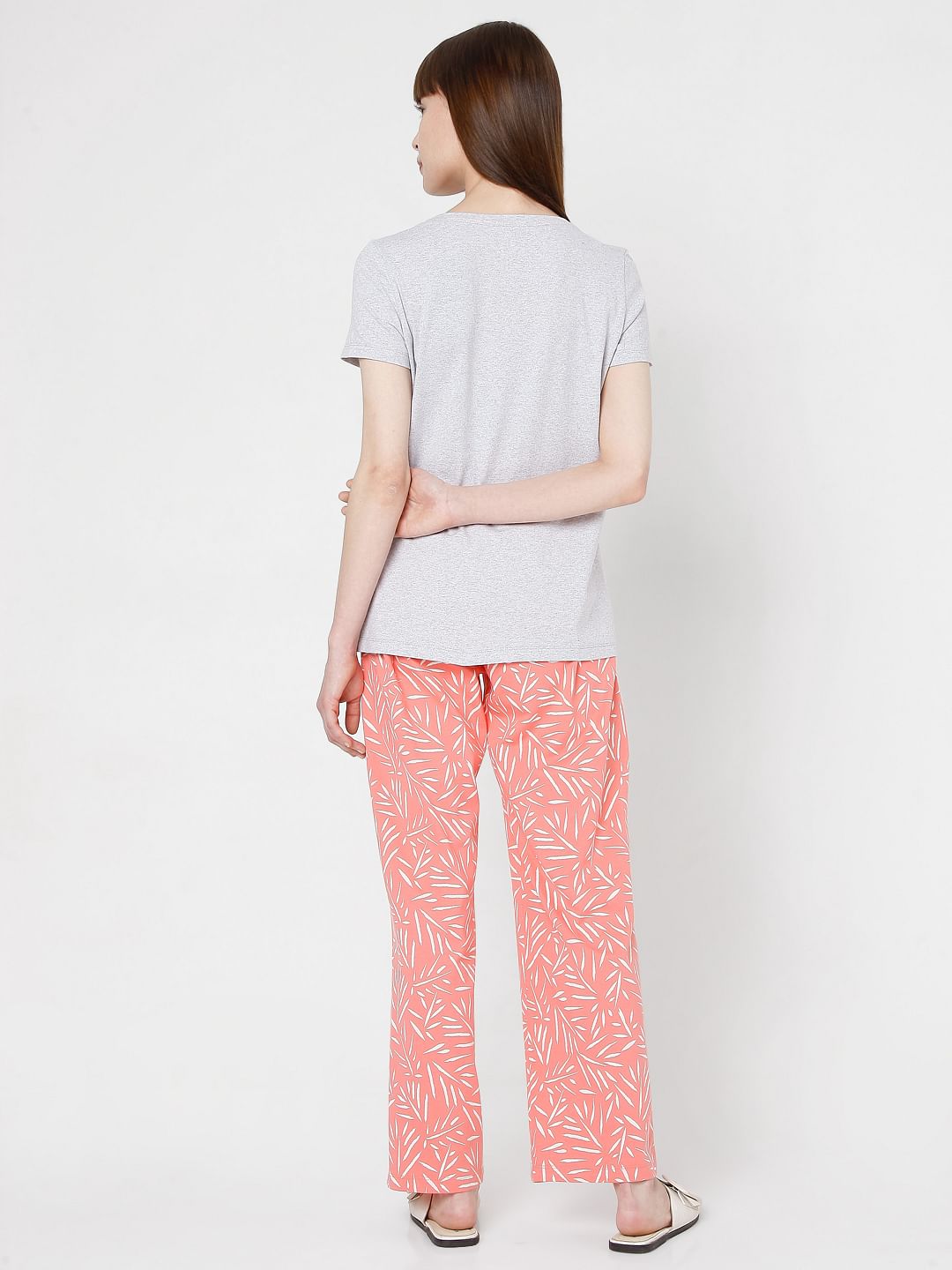 Grey T-Shirt & Pyjama Set
