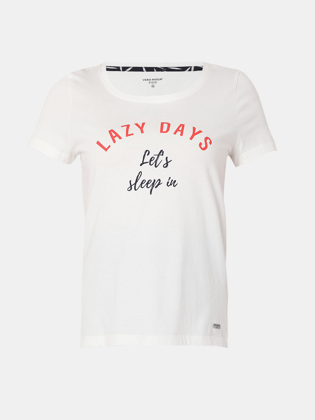 White T-Shirt & Pyjama Night Suit Set