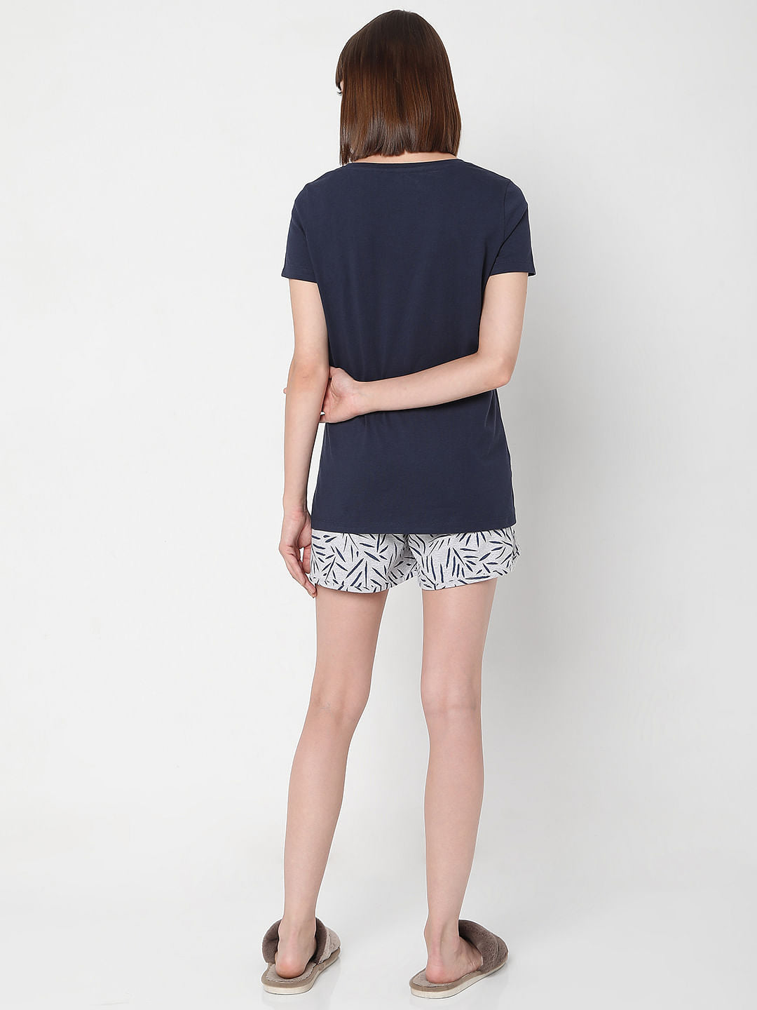 Dark Blue T-Shirt & Shorts Set