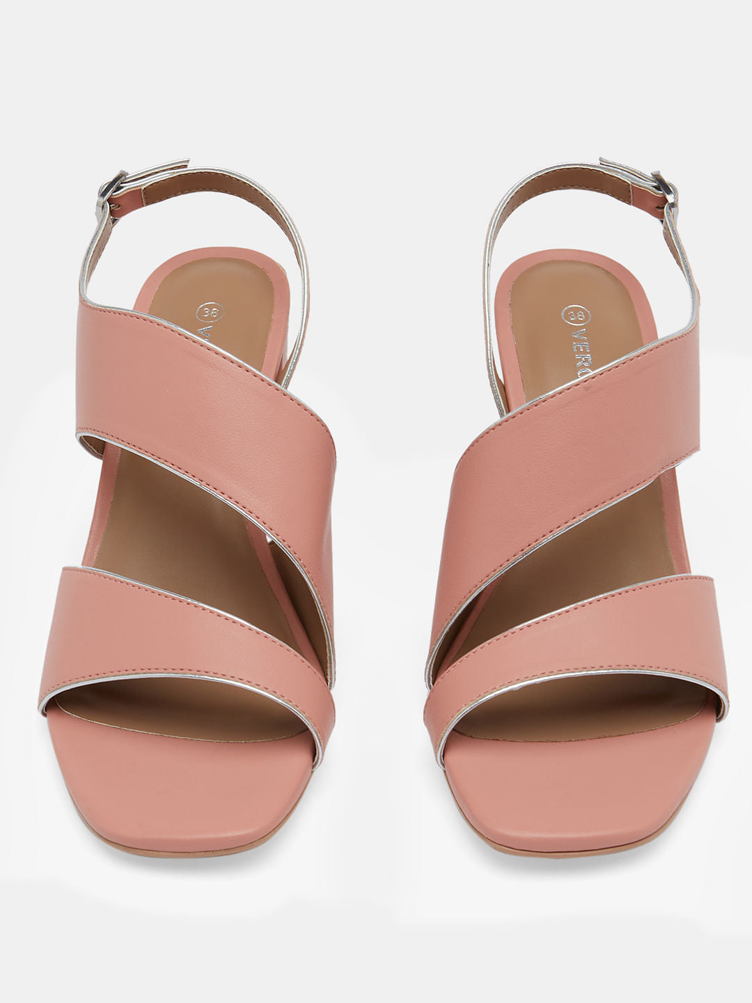 Pink Heeled Sandals