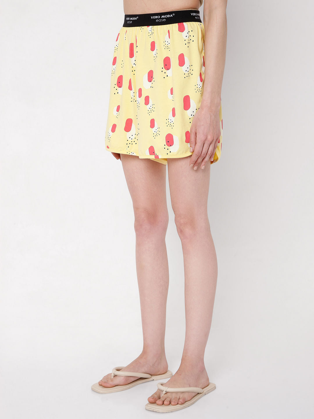 Grey & Yellow Tank Top & Shorts Set