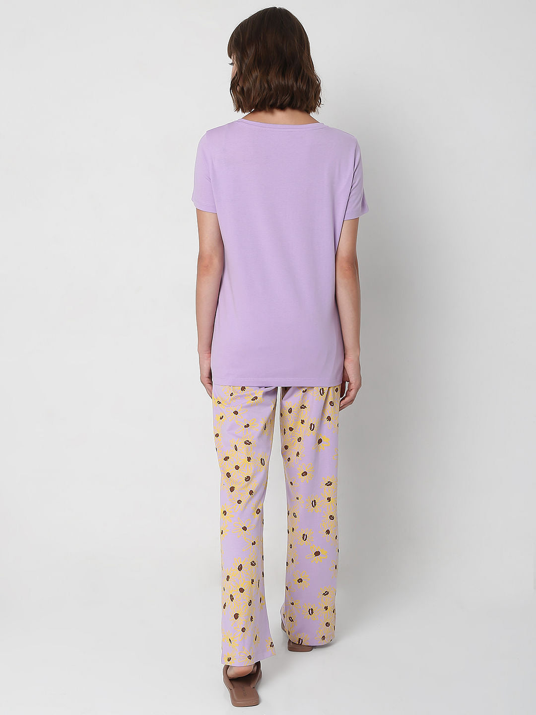 Lilac T-Shirt & Pyjama Set