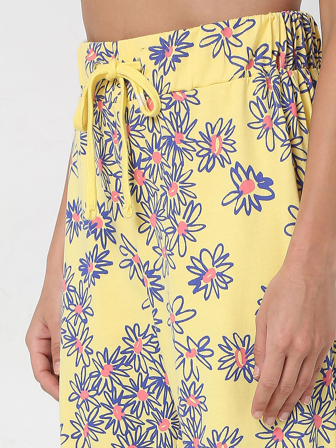 Yellow T-Shirt & Pyjama Night Suit Set