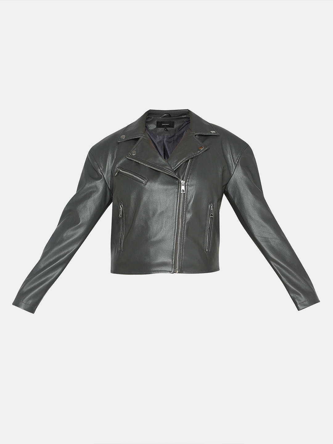 Grey Biker Jacket