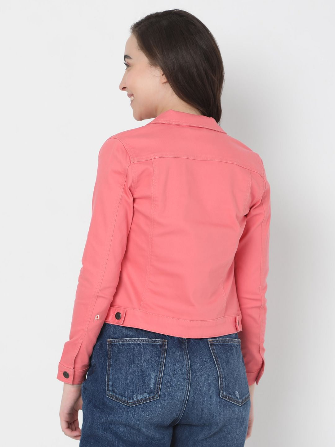 Pink Denim Jacket