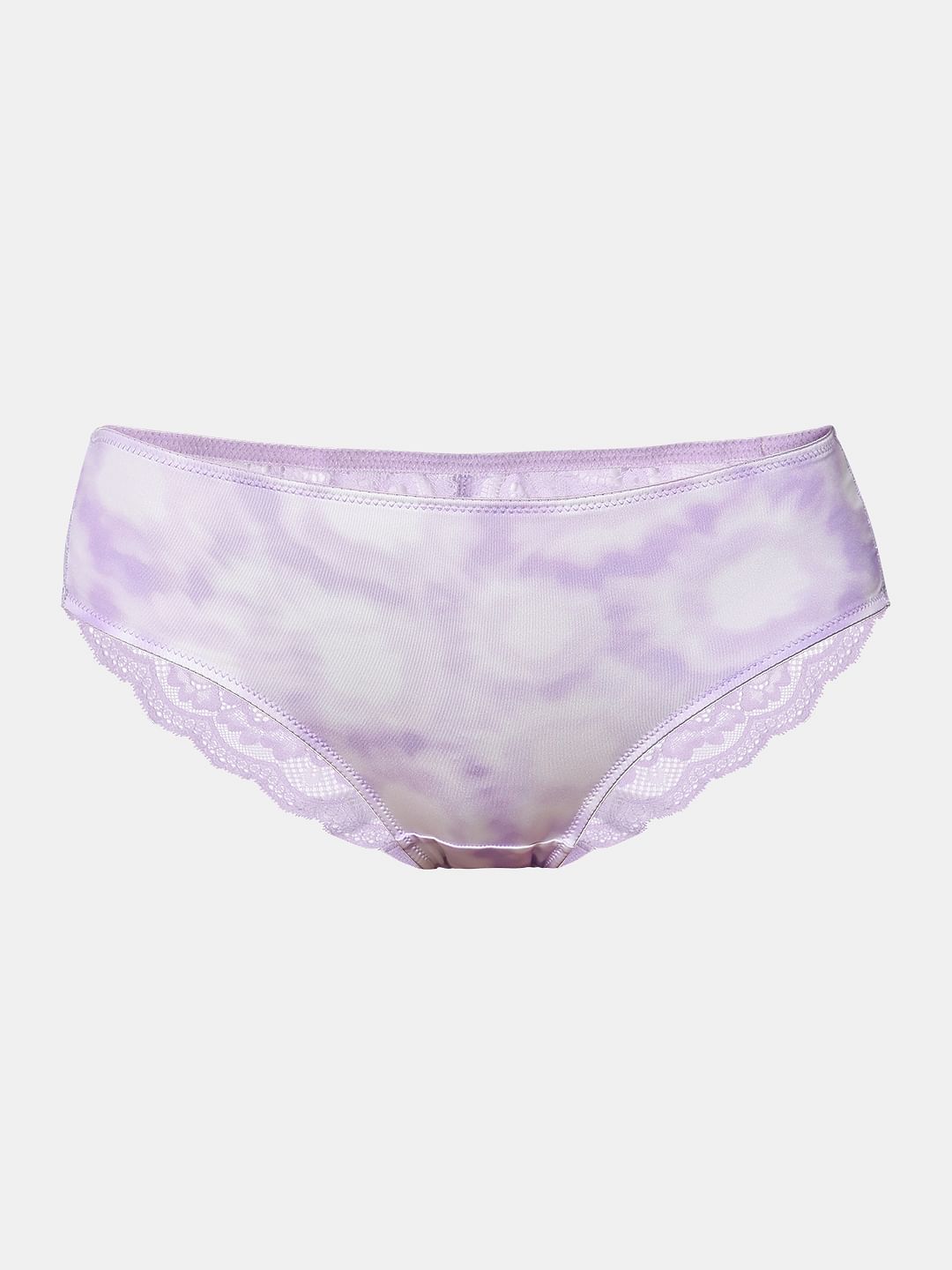 Purple Ombre Lace Midi Briefs