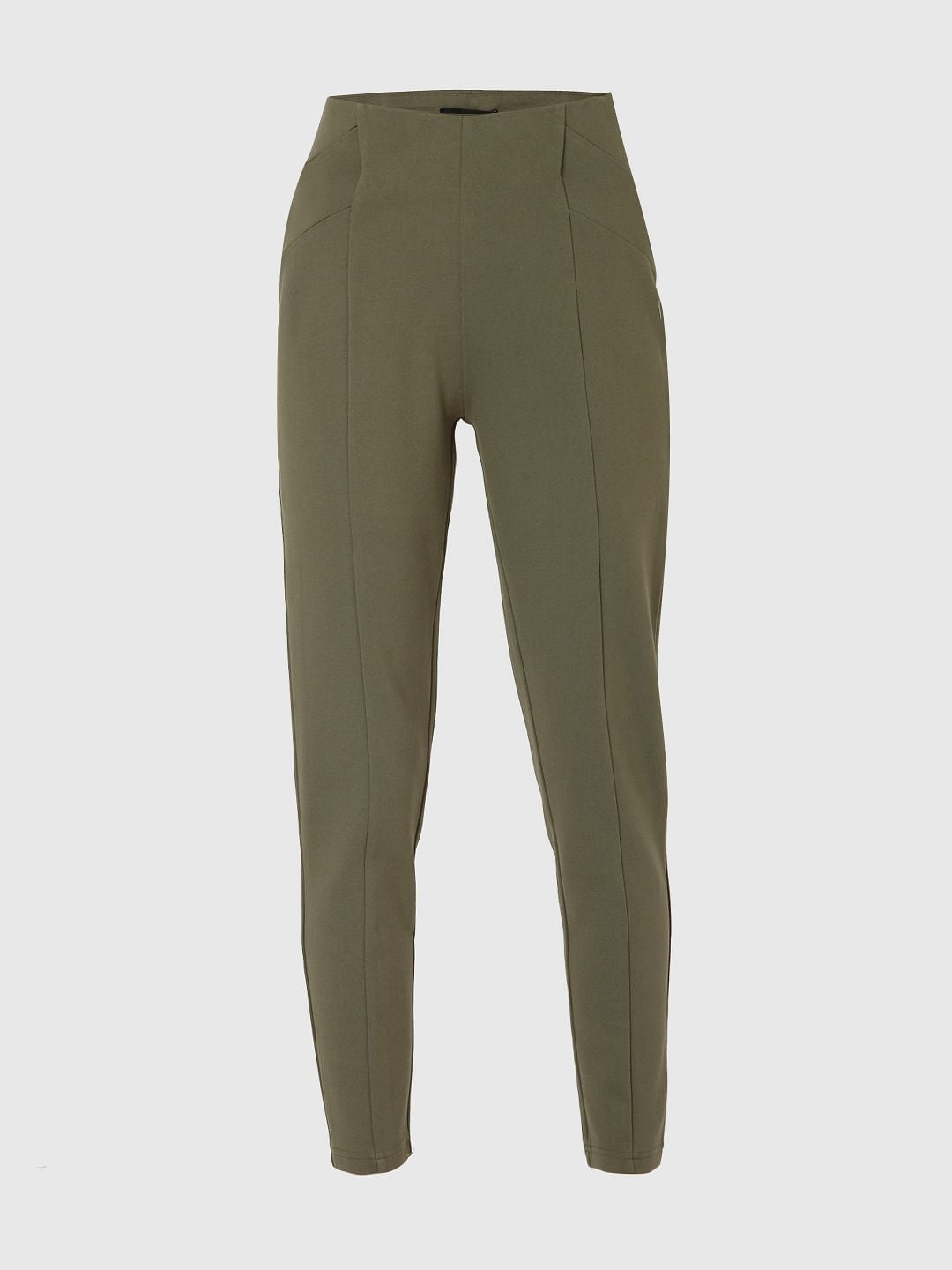 Green Slim Fit Pants