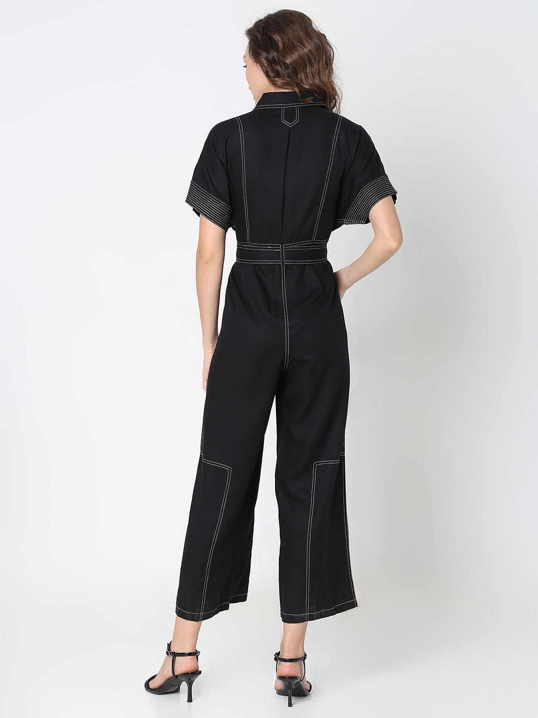 Black Linen Jumpsuit