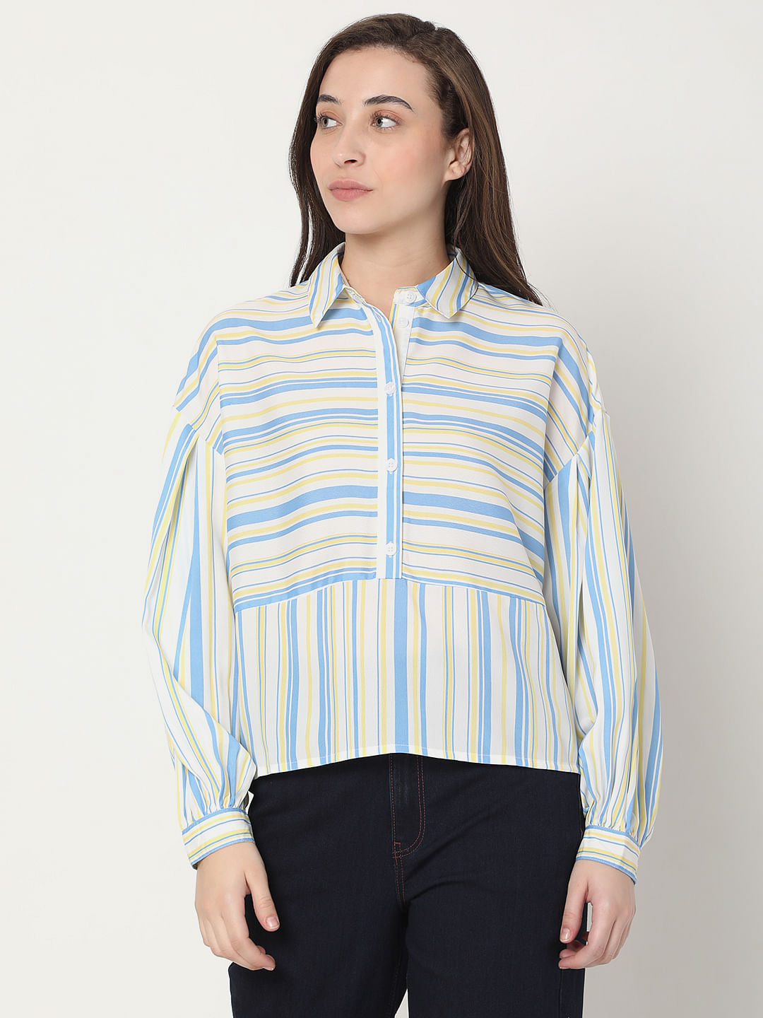 White Striped Shirt
