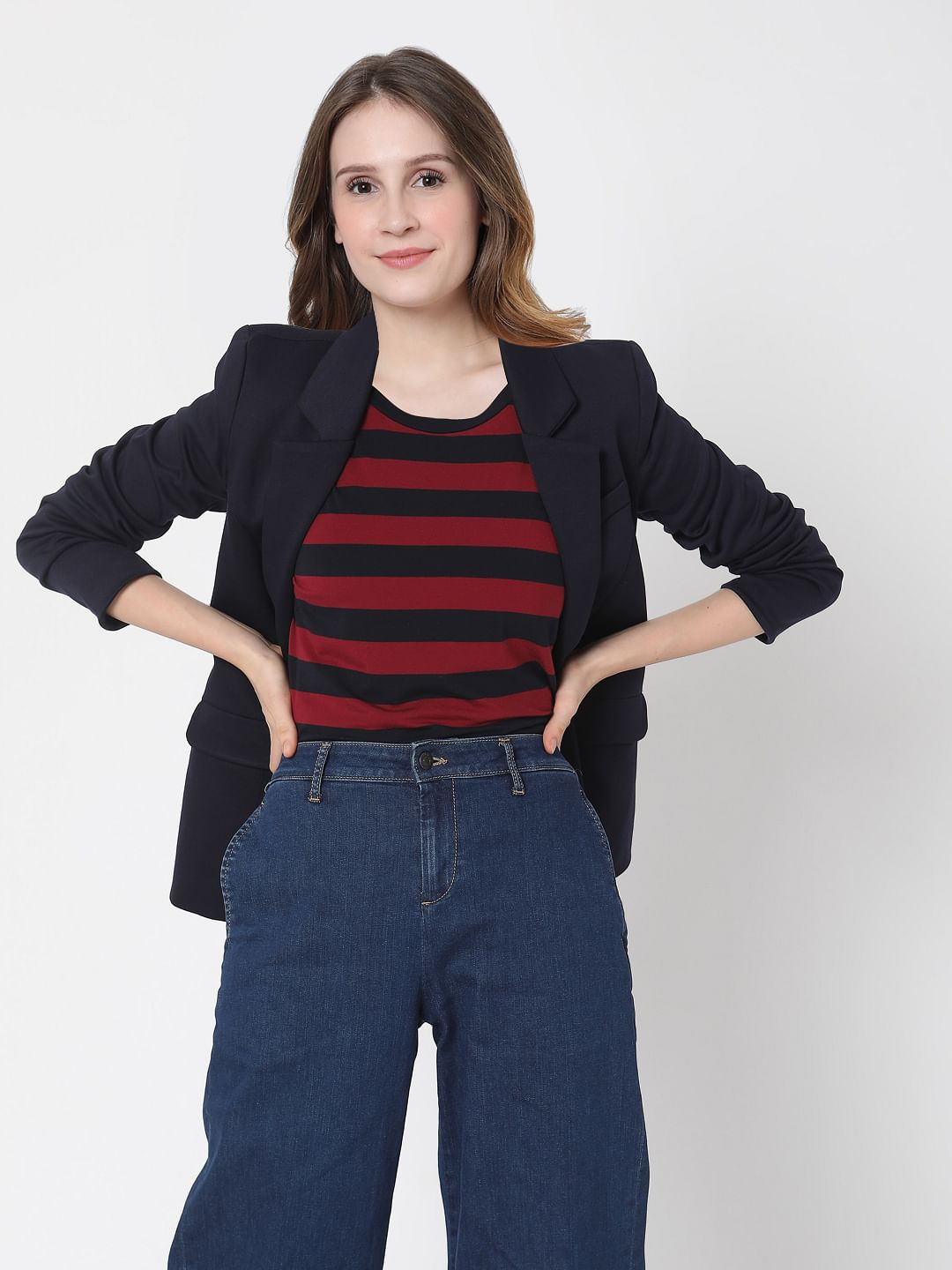 Black & Red Striped T-Shirt