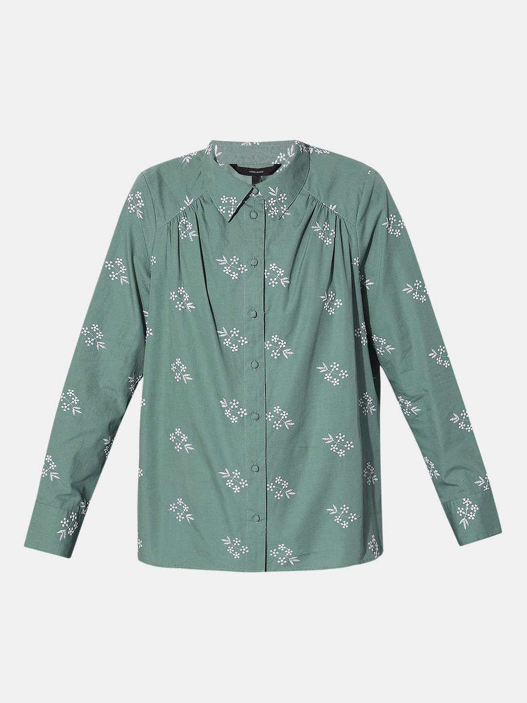 Green Cotton Shirt