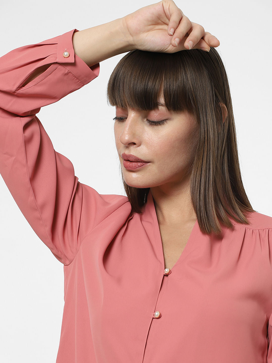 Pink Full Sleeves Shirt