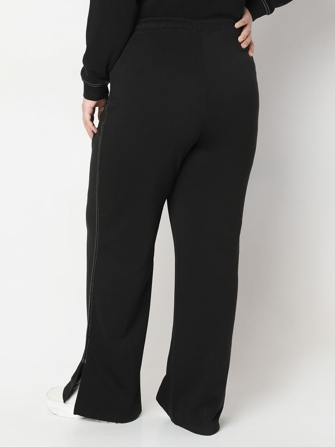 Curve Black Wide Leg Trouser