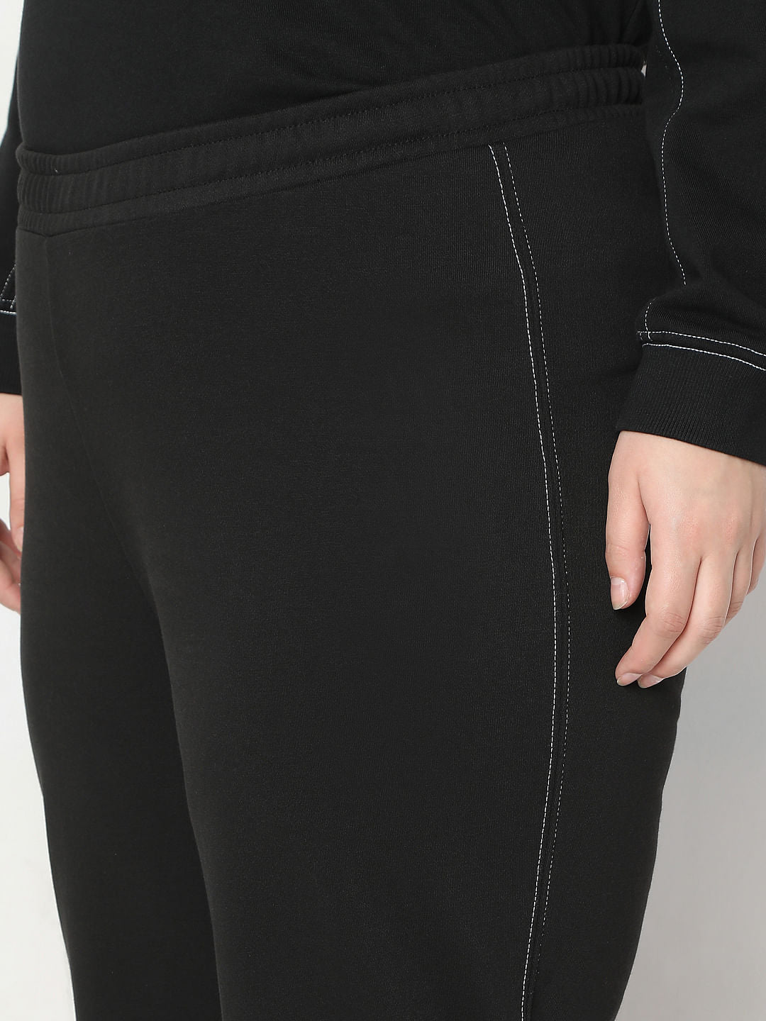 Curve Black Wide Leg Trouser