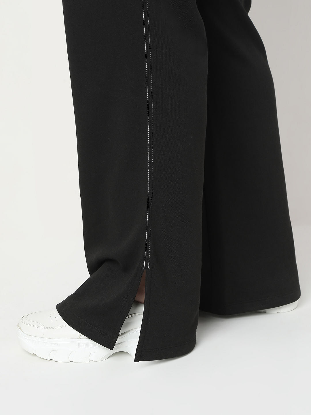 Curve Black Wide Leg Trouser
