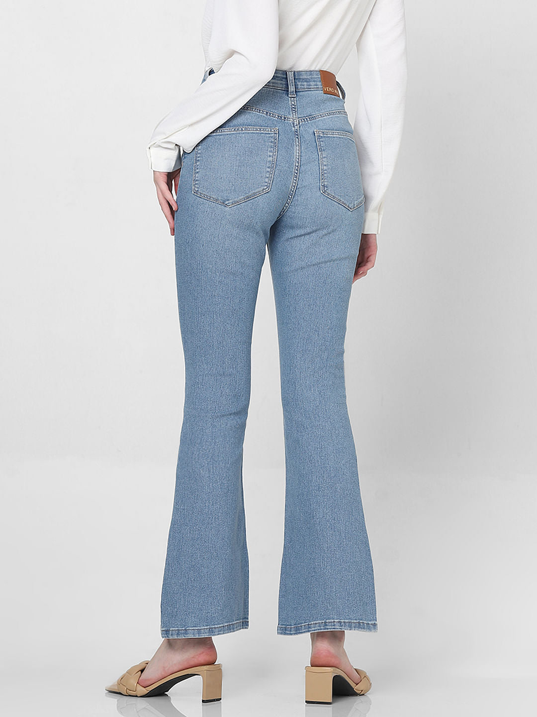Light Blue High Rise Petra Bootcut Jeans