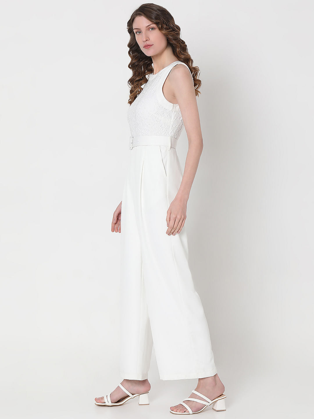 White Lace Jumpsuit