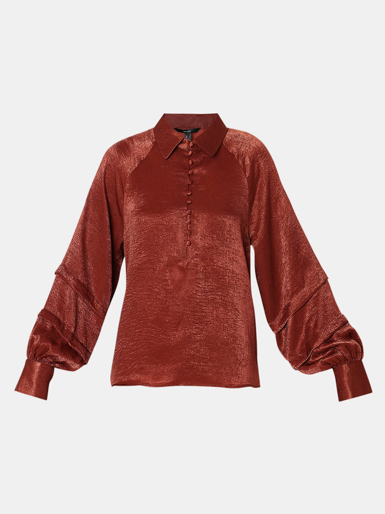 Copper Brown Full Sleeves Shirt