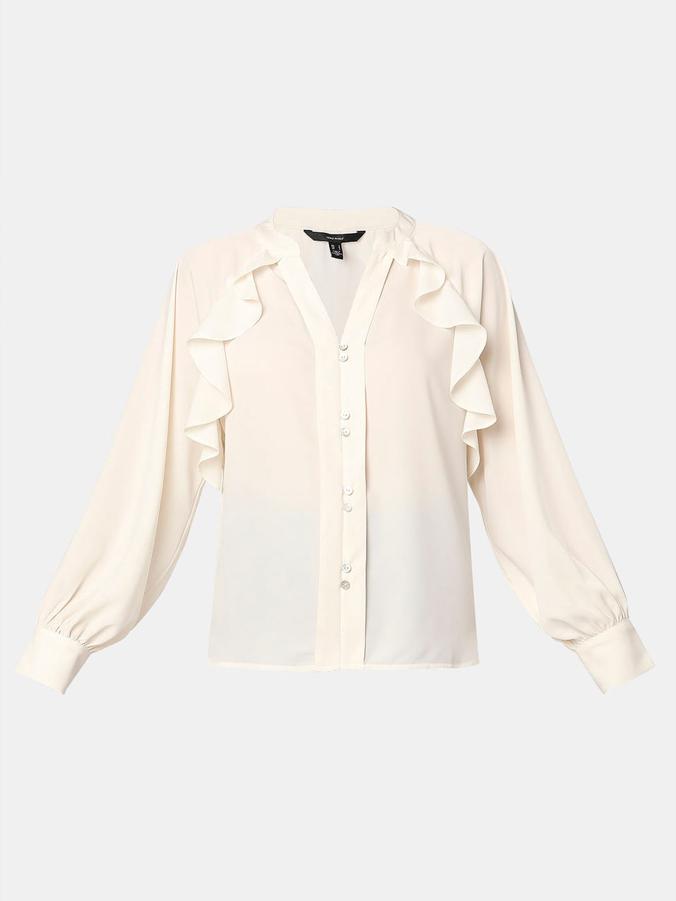 Off-White Ruffle Detail Shirt