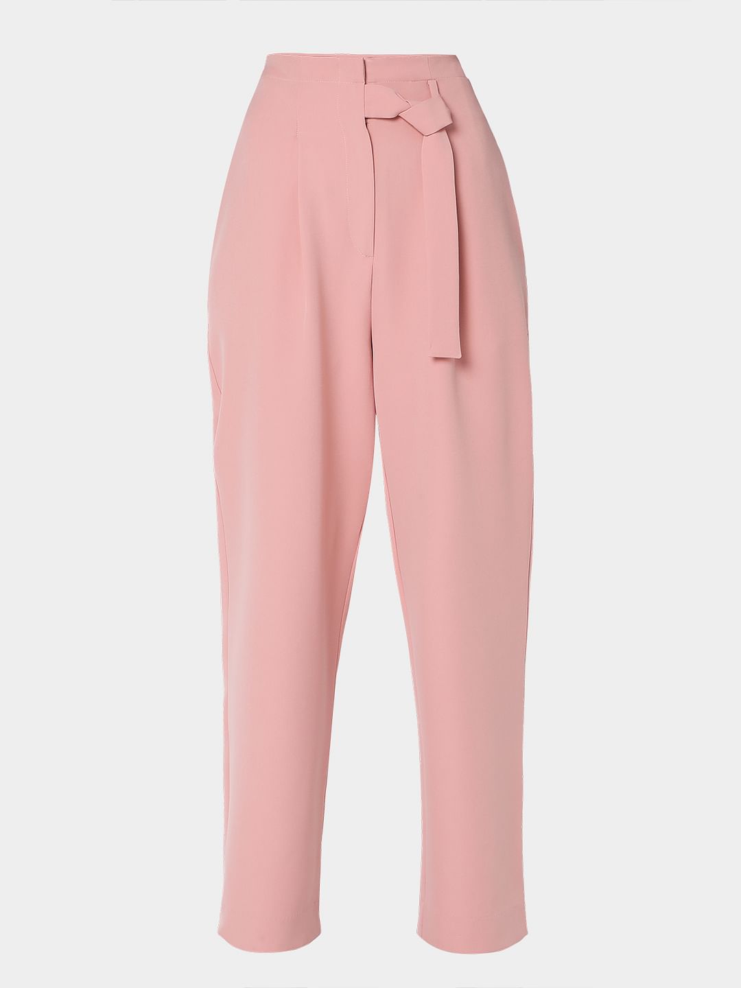 Pink High Rise Pants