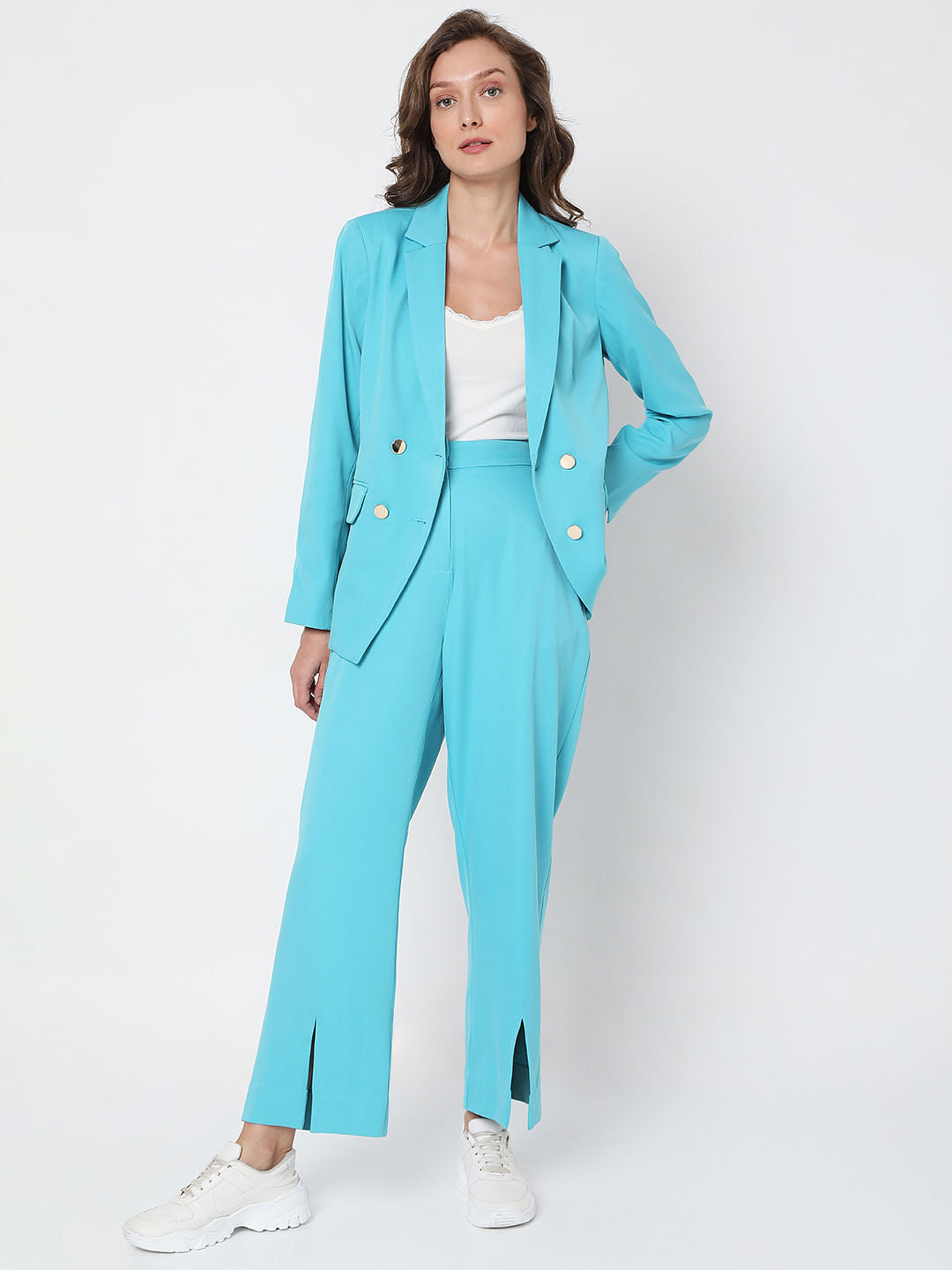 Blue Tailored Co-Ord Blazer