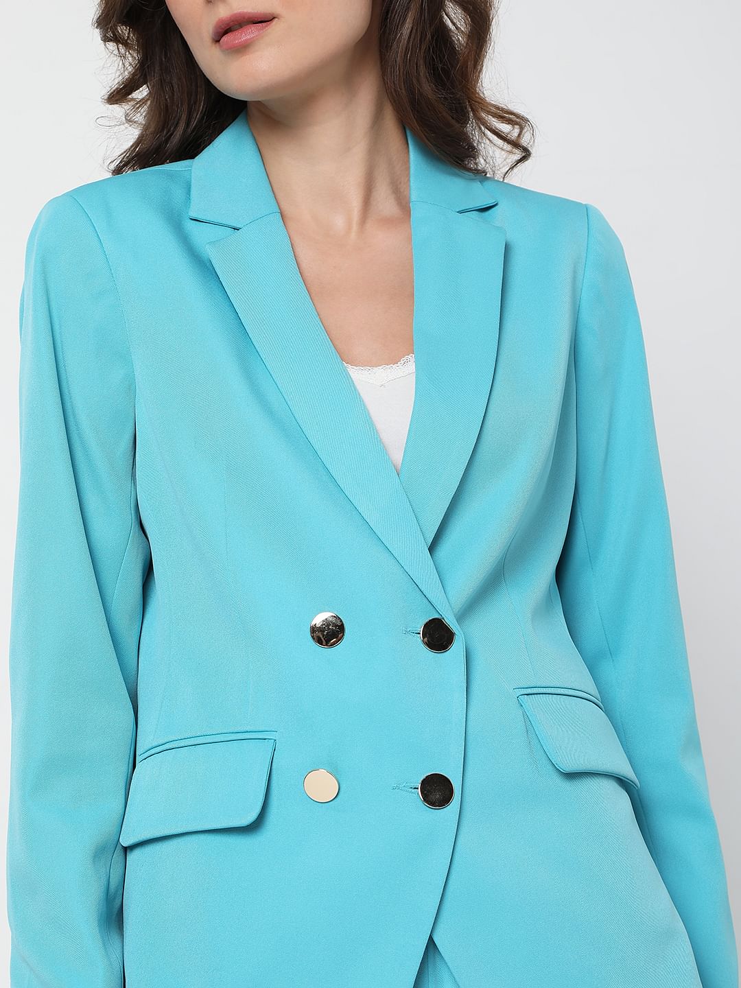 Blue Tailored Co-Ord Blazer