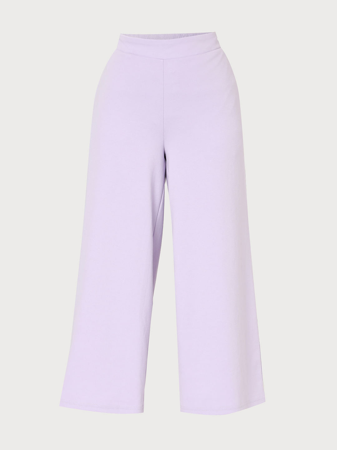 Lilac Mid Rise Tape Detail Culottes