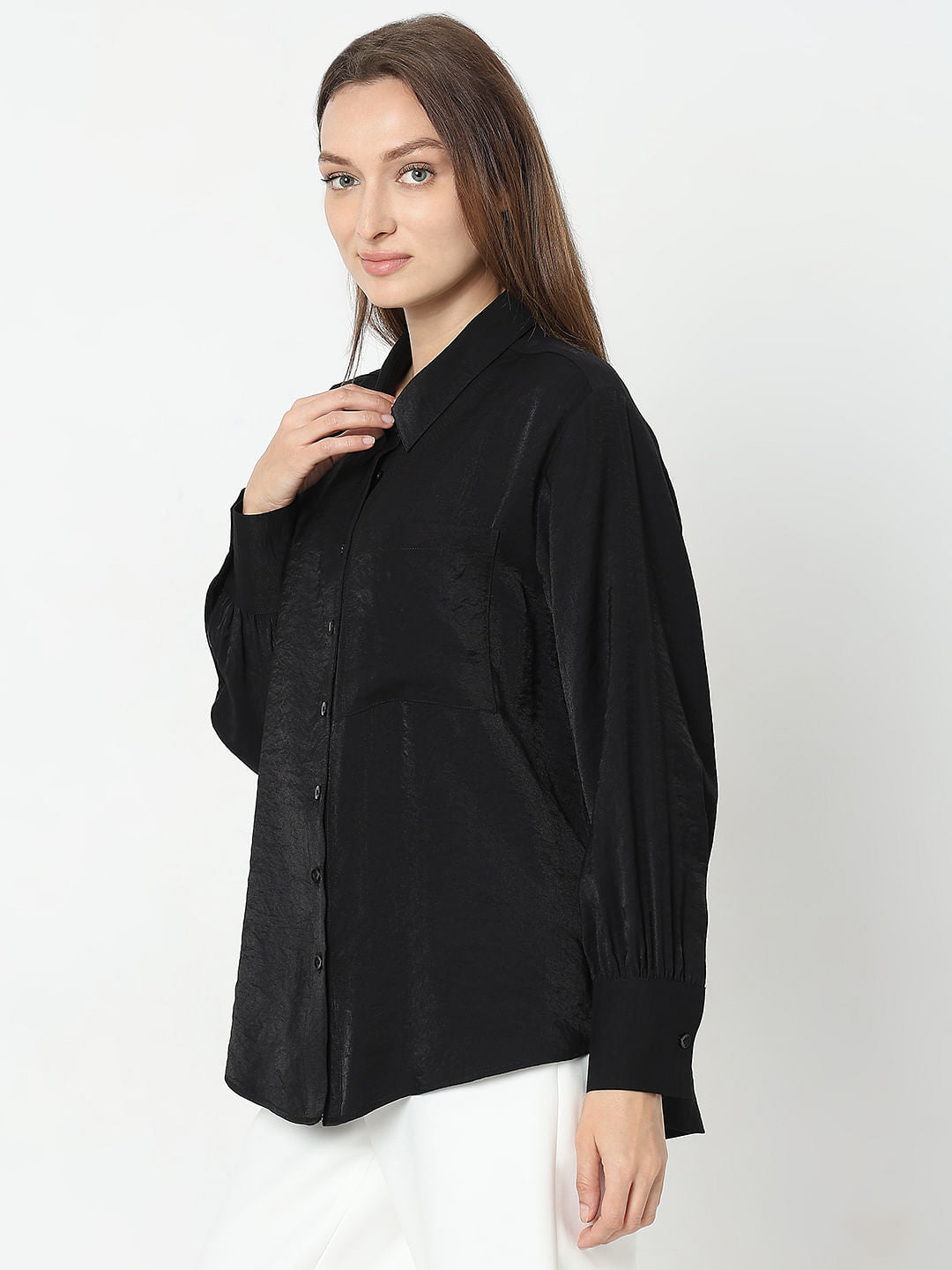 Black Full Sleeves Shirt